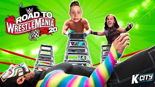 Road to WrestleMania in WWE 2k20 Part 4: TABLES LADDERS \& CHAIRS!