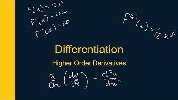 Higher Order Derivatives