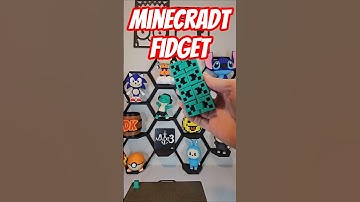 😱 3D Printed Minecraft Fidget Cubes