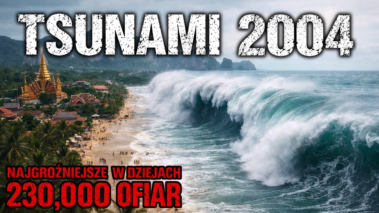TSUNAMI 2004 - Najbardziej ŚMIERCIONOŚNE w HISTORII. 230,000 ofiar w kilka godzin.