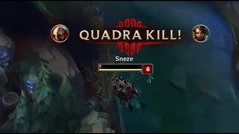 League of Legends Pick Order: URF Zed - early Quadrakill