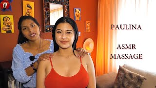 PAULINA ASMR & Camila, ASMR FACE MASSAGE, Gentle Whispering FOR SLEEP and RELAXATION, HEAD screenshot 5