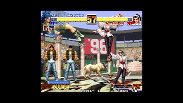 Leona vs Chizuru K. - KOF96 #shorts #gaming