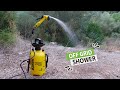 Simple diy off grid shower under 20 euros