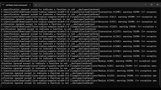 Hello World Radius Code Example - Windows (Desktop) Unidirectional Transmitter and Receiver Apps Profile