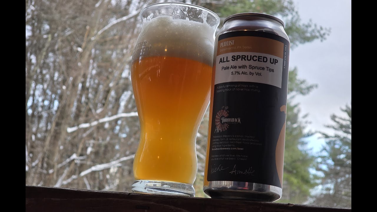 Throwback | ALL SPRUCED UP - pale ale w/ spruce tips