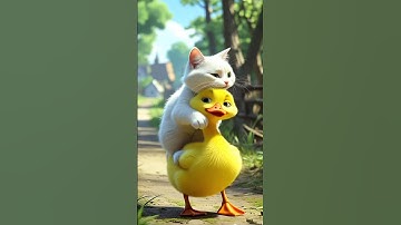 Duck saved the cat