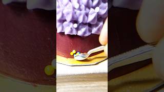 Tiny Treats: Decorating a Royal Miniature Princess Cake 👑✨