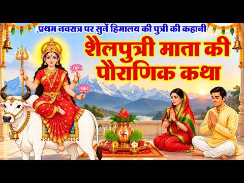 पहले नवरात्र~Shailputri Mata Ki Katha 2026~Shailputri Ki Kahani~शैलपुत्री माता की कथा~Navratri Story