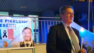 17-10-2019 Fiaccolata Per Agenti Morti A Tristeintervento Del Questore Paolo Sirna