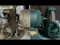 Yates-American W-80. [Restoration] of a vintage bench grinder.