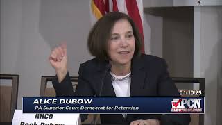 Election 2025: PA Democratic Judicial Candidates Forum 01/10/25