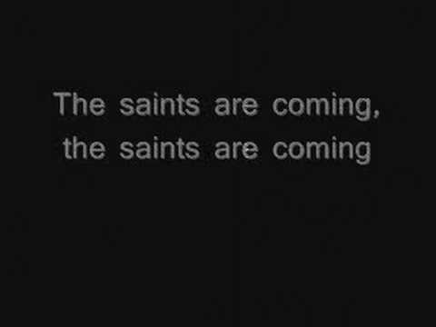 The saints are coming LYRICS