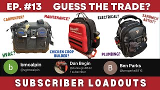 EP. 13 Guess the Trade?  Subscriber Loadouts  #tools #loadout #velocity #milwaukee #toughbuilt