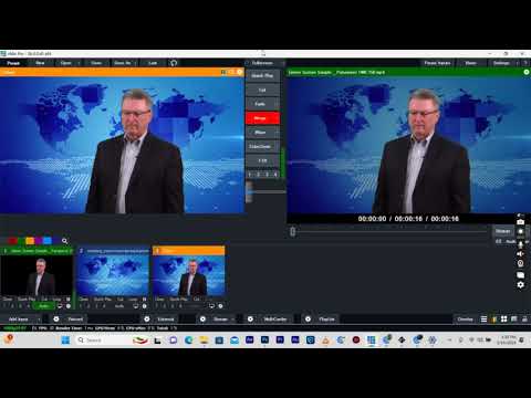 How to use green screen in vmix   Chroma Key Tutorial