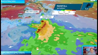 Heavy rainfall update in the southern Philippines, Westpacwx Update