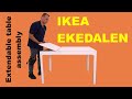 IKEA EKEDALEN Extendable table assembly instructions