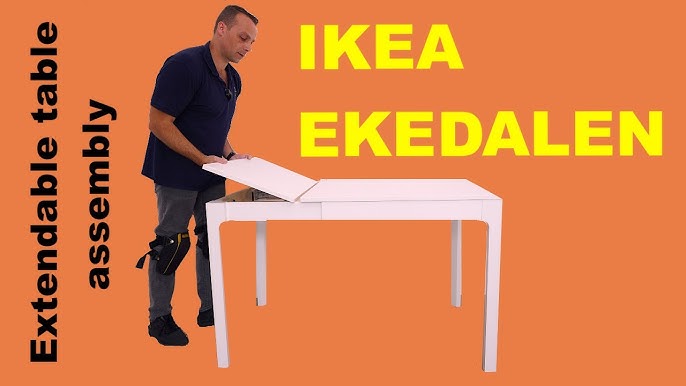 EKEDALEN Extendable table, brown, Min. length: 47 1/4 - IKEA