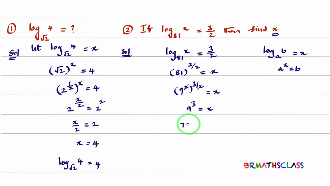 Log2 3 x2 16