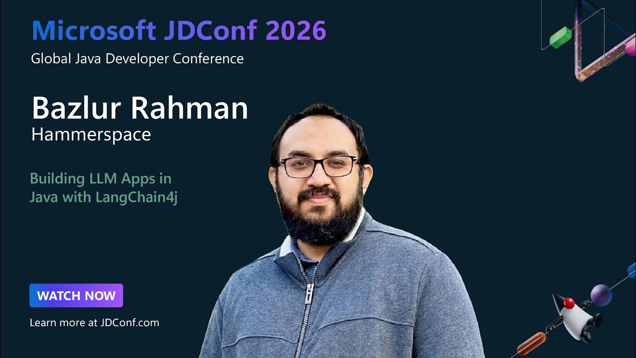 Building LLM Apps in Java with LangChain4j - YouTube