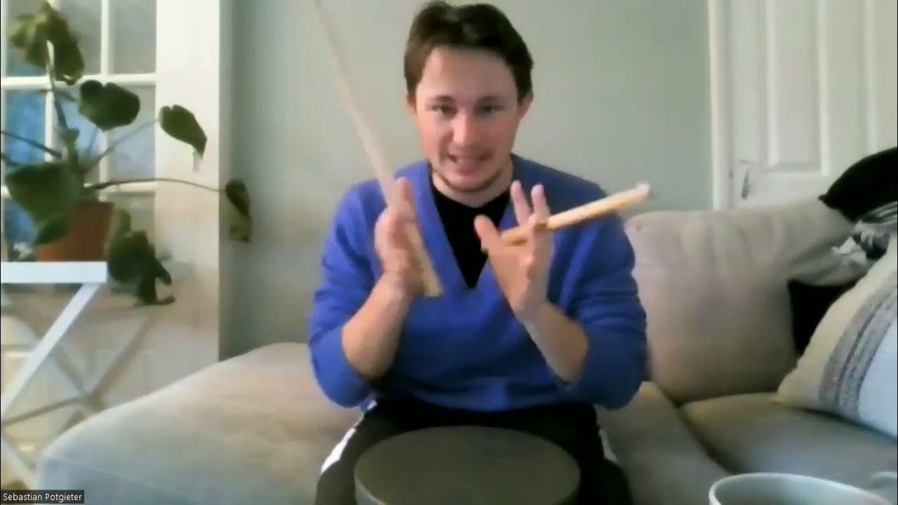Pipe Band Drumming Lesson Singles Breakdown with Sebastian Potgieter