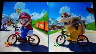 Mario & Sonic Rio 2016 Bowser Loses To Mario In Bmx