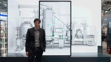 Manufacturing Chemist Stand Side with Syntegon at ACHEMA 2024