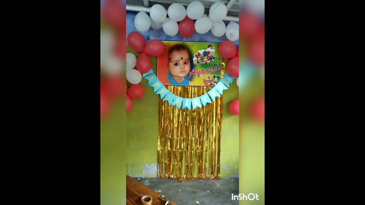 Simple Birthday Decoration Low Budget Birthday Decoration YouTube