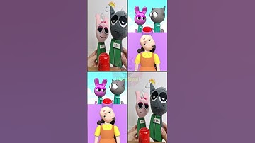 Incredibox Sprunki — Fix Face with Gray and Pinki - A Plush Sprunki