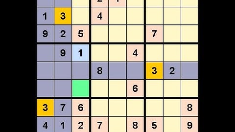 How to Solve New York Times Sudoku Hard August 4, 2021 - v1