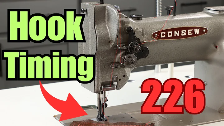 Consew 226 Hook Timing - Fix Your Industrial Sewing Machine in 8 Minutes