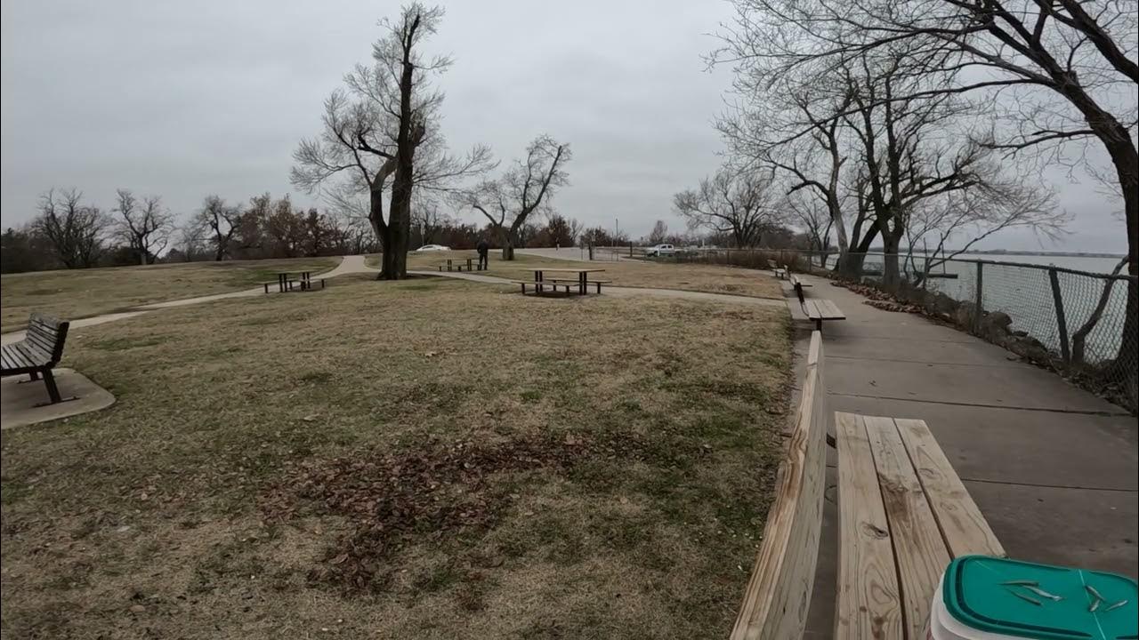 Fishing at Lake Overholser dam YouTube