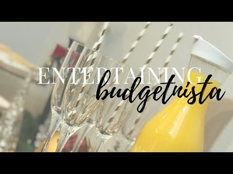 HOW TO ENTERTAIN ON A BUDGET| Entertaining Budgetnista