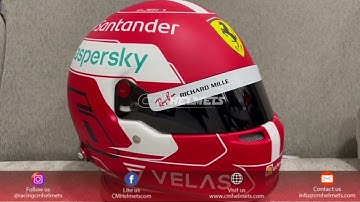 CHARLES LECLERC 2022 F1 REPLICA HELMET FULL SIZE