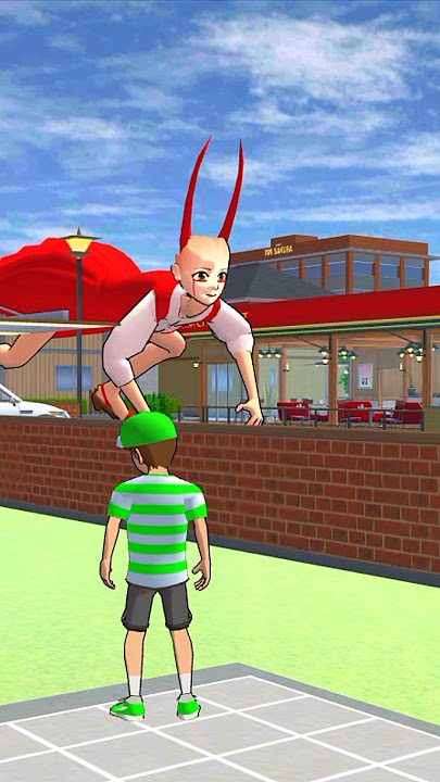 Terrifying City Monster🏙️😨#sakuraschoolsimulator #memes #monster #animation#hamoodhabibi