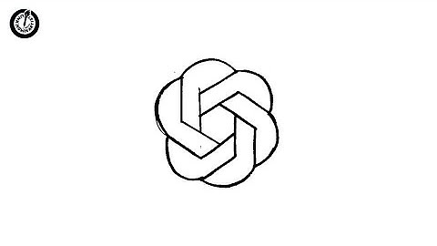 Chat GPT Logo Design Art Tutorial | How to draw Chat GPT Drawing Easy Step by Step