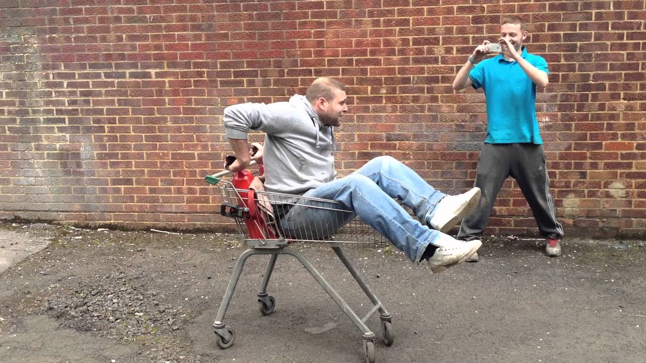 JACKASS STYLE ROCKET TROLLEY YouTube