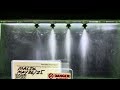2011 Subaru WRX ID1000 injectors spray pattern test at Toronto Injectors
