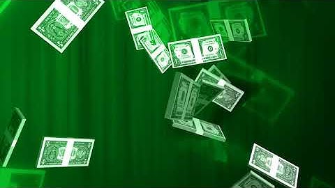 Flying Dollar Bills Motion Background Animation HD | Royalty Free Footages.
