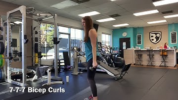 7-7-7 DB Bicep Curls