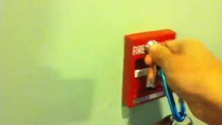 Setting the fire alarm off at the hotel