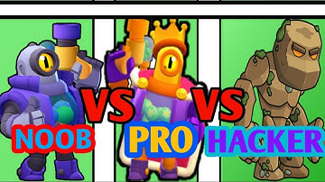 Noob vs Pro vs Hacker - Brawl Stars #1