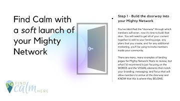 Mighty Networks Landing Page Demo