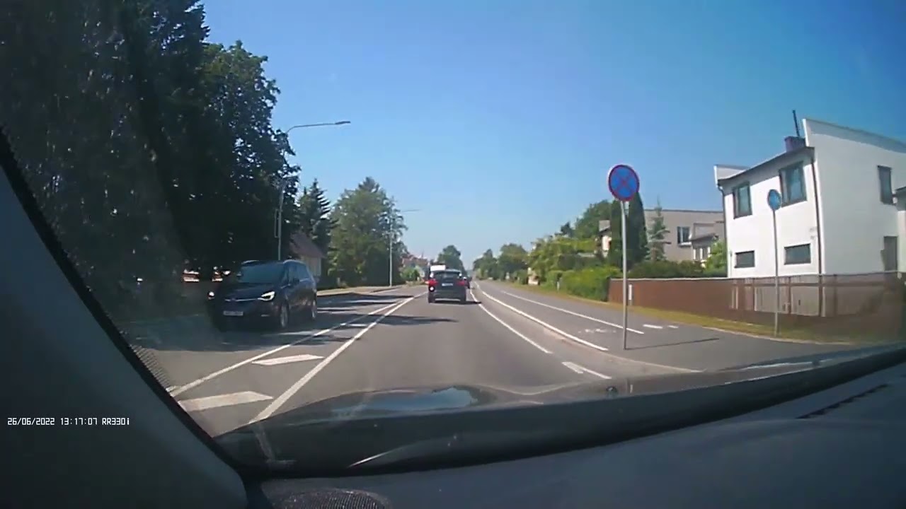 Tänavavaated. Tallinna maantee Haapsalus täies pikkuses