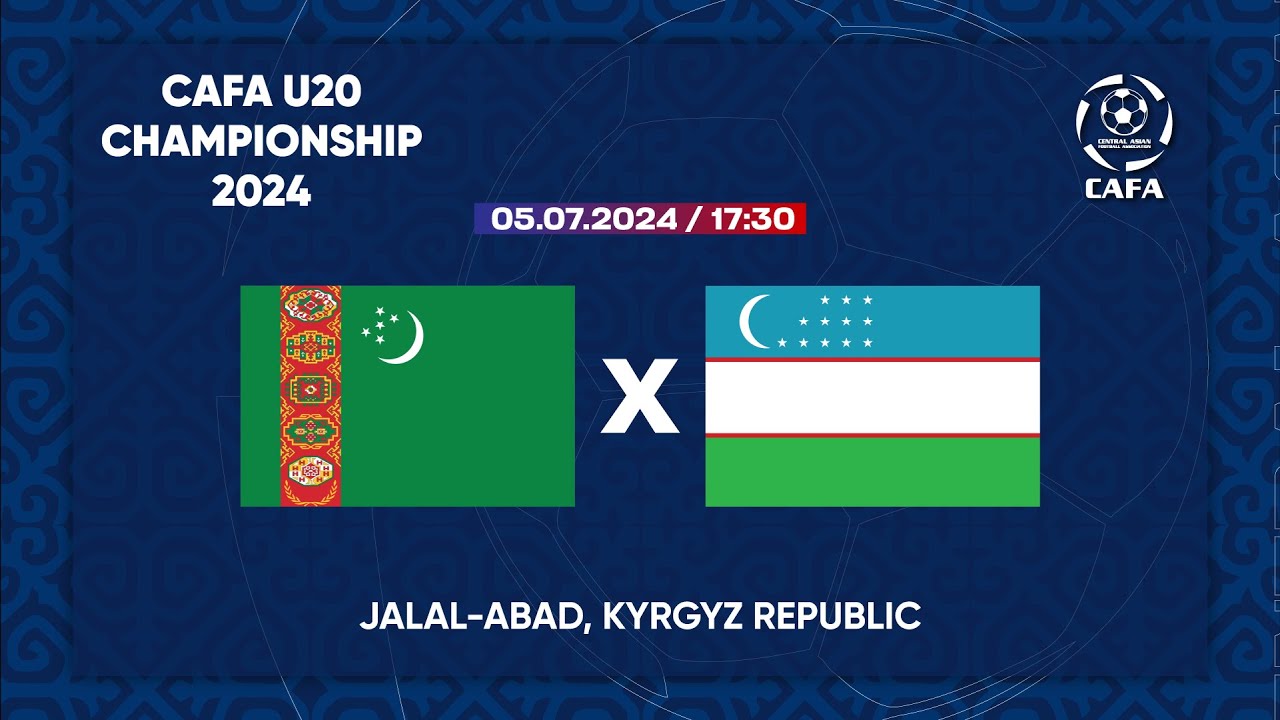 Turkmenistan - Uzbekistan | CAFA U-20 CHAMPIONSHIP 2024