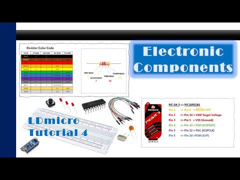 LDmicro 4: Electronic Components (Microcontroller PLC Ladder Programming with LDmicro)