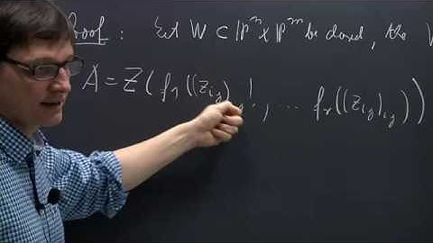 Algebraic Geometry - Lothar Göttsche - Lecture 10