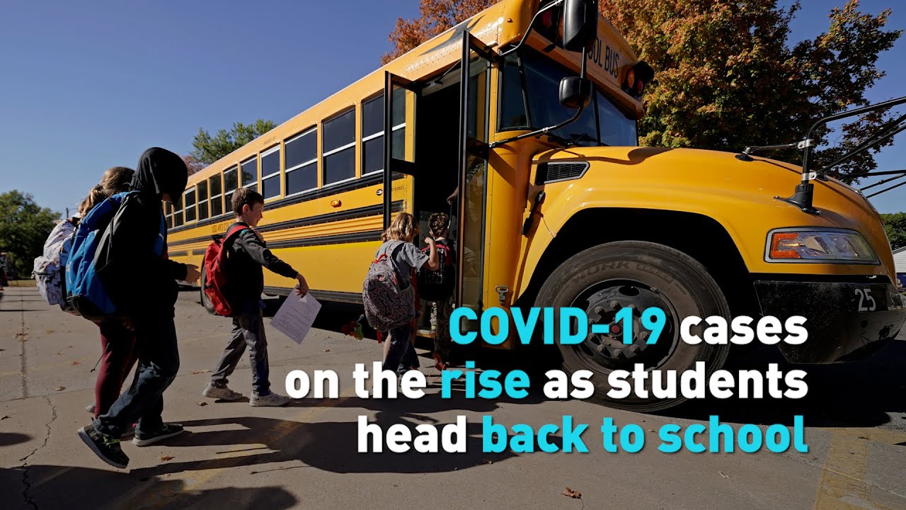 COVID-19 cases on the rise as students head back to school - YouTube
