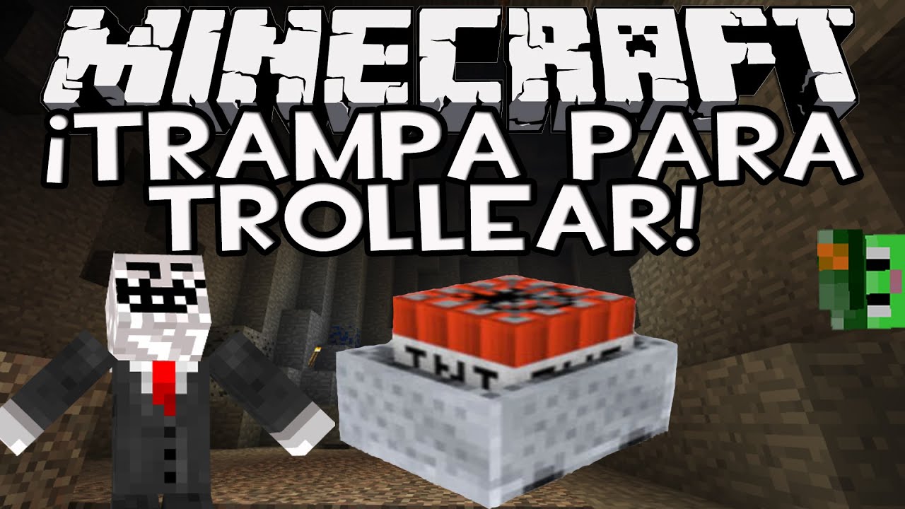 Minecraft LA MEJOR TRAMPA PARA TROLLEAR EN SERVIDORES Tutorial En