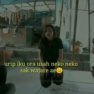 Urip ora usah neko neko